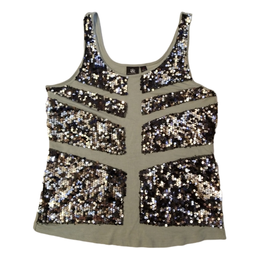Rock & Republic Sequin Top Size M